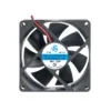 Axial Fan, 80mm, 5V/12V/24V, 80x80x25mm