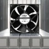 Axial Fan, 80x80x25mm, 12V, BLDC, 3D