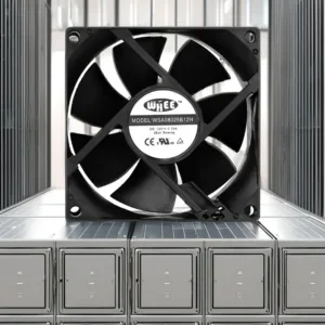 Axial Fan, 80x80x25mm, 12V, BLDC, 3D