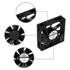 Axial Fan, 80x80x25mm, 12V, BLDC, 3D - view 5