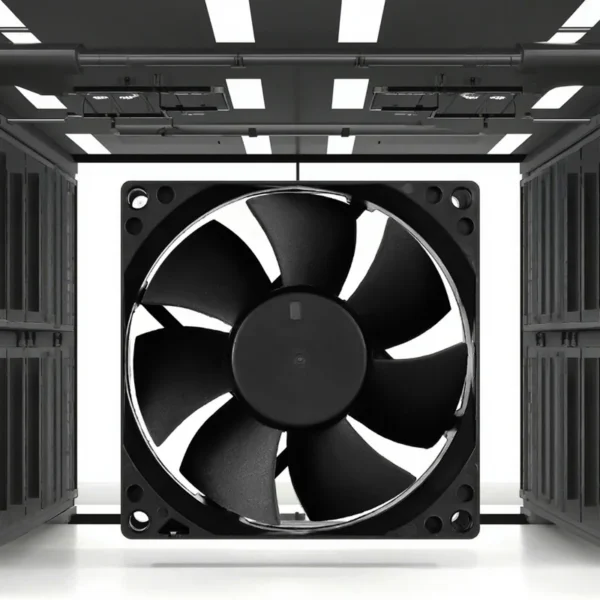 Axial Fan, 80x80x25mm, 12V, BLDC, 3D - view 6