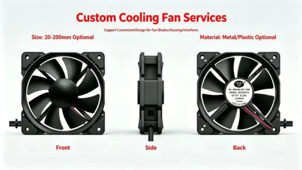 Axial Fan, 9238, 24V, 48V - view 4