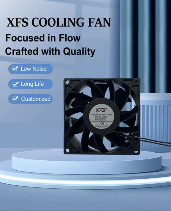 Axial Fan, 9238, AC110V/220V, Plastic - view 2