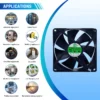 Axial Fan, 92mm, CFM, Brushless, 24V - view 6