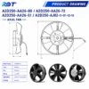 Axial Fan, A2D250-AA26-80, 400V, 140W, 2520RPM - view 3