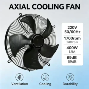 Axial Fan, A3P400-EC102-002, 220V, 50/60Hz, 400mm
