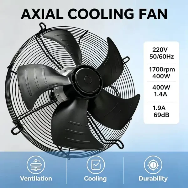 Axial Fan, A3P400-EC102-002, 220V, 50/60Hz, 400mm - view 2