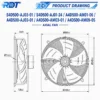 Axial Fan, A4D500-AM01-06, AJ03-01, AM03-01, 400V - view 3