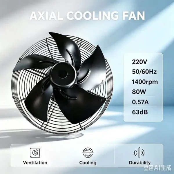 Axial Fan, AFL, A3P300-EC072-100, 220V, 50/60HZ - view 2