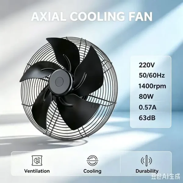 Axial Fan, AFL, A3P300-EC072-100, 220V, 50/60HZ - view 4