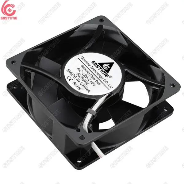 Axial Fan, Aluminum, 12038, 120mm, GAA1238 - view 3