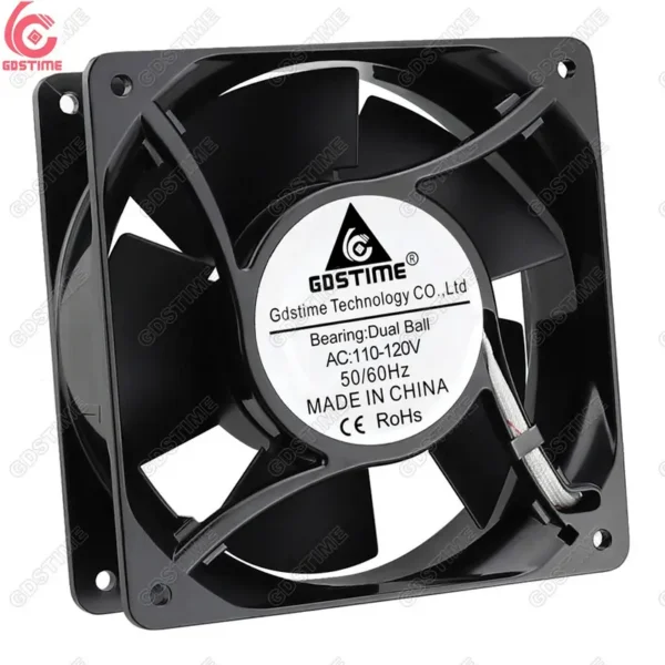 Axial Fan, Aluminum, 12038, 120mm, GAA1238 - view 4