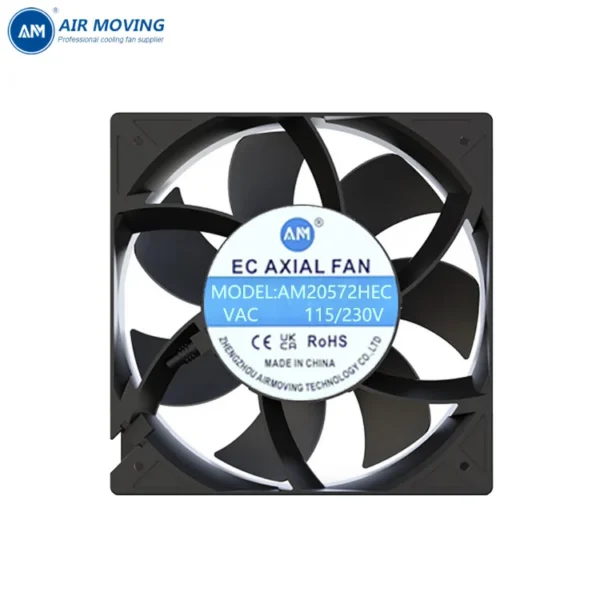 Axial Fan, AM20572HEC, Brushless, 200x200x57mm, 110-240V