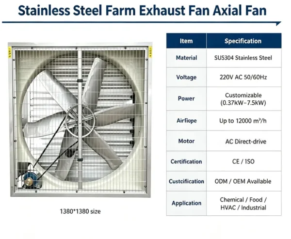 Axial Fan, Ceiling, Roof - view 6