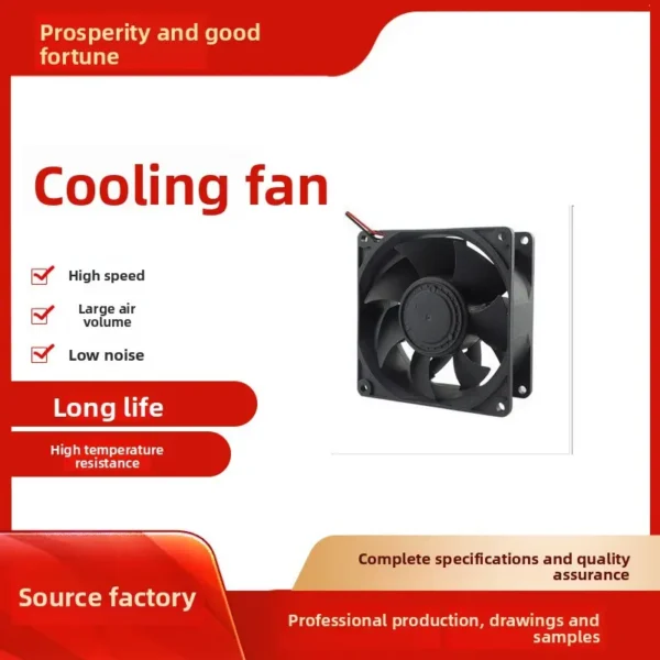 Axial Fan, DF92B12H, 5V/12V/24V/36V, IP68, Waterproof - view 3