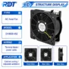 Axial Fan, DV4600-492, 115VAC, 120mm - view 2