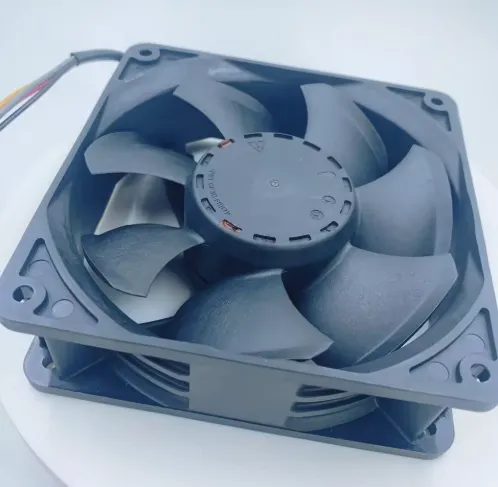 Axial Fan, EC-12038, 12V, Aluminum, Plastic - view 3