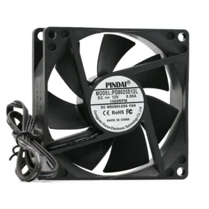 Axial Fan, IP68, 80X80X25MM, 8025, 12V