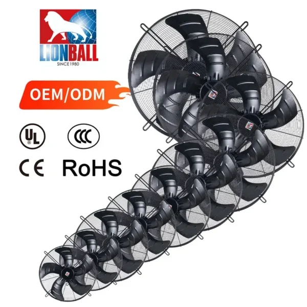 Axial Fan, LIONBALL, 230v, 380v, 400v