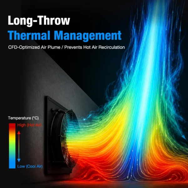 Axial Fan, LONGWELL, 280x280, 450mm, 500mm - view 5