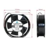 Axial Fan, Plastic, 220V/38W, 2600/3000RPM - view 3