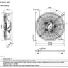 Axial Fan, S3G630-AR85-01, 1770W, 400V, HVAC - view 3