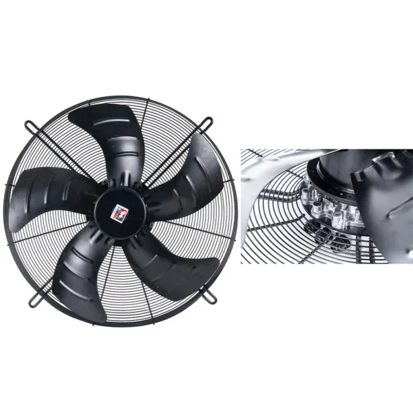 Axial Fan, Steel, 800mm, 400v, 25100m3/h