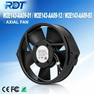 Axial Fan, W2E143-AA09-01/12/93, 172X51mm