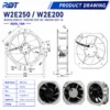 Axial Fan, W2E250-CE31-16, 230V, 250mm, 127W - view 2