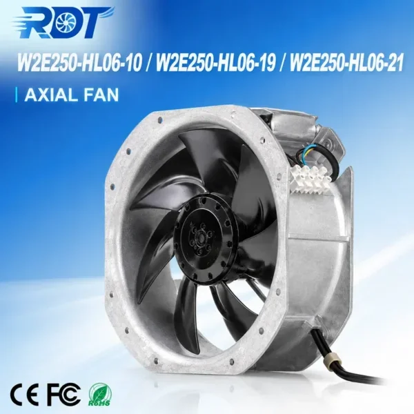 Axial Fan, W2E250-HL06-01, W2E250-HL06-19, W2E250-HL06-21