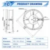 Axial Fan, W2S130-AA03-21/71, 230 V, Electric - view 3