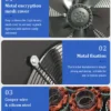 Axial Fan, Wall, 500mm, 220V/380V, Aluminum - view 5