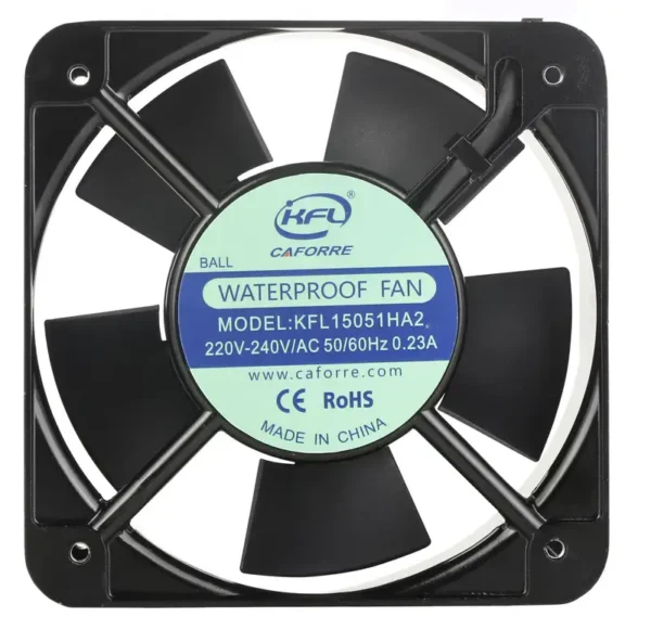 Axial Fan, Waterproof, IP68, 150x150x51mm, 220V