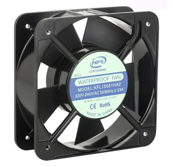 Axial Fan, Waterproof, IP68, 150x150x51mm, 220V - view 2