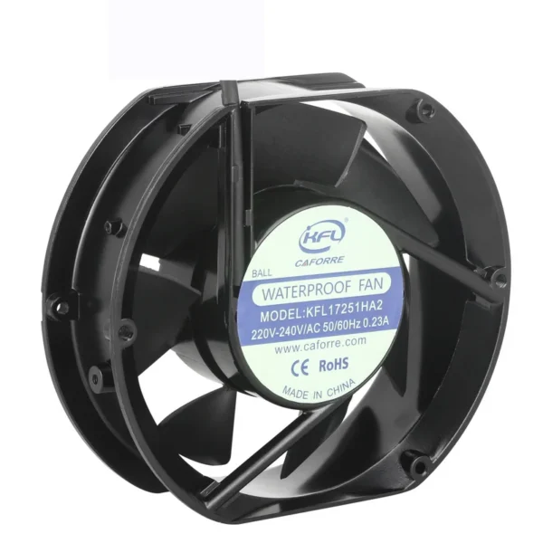 Axial Fan, Waterproof, IP68, 172x150x51mm, 220V - view 2