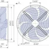 Axial Fan, ZIEHL-ABEGG, FN045-VDF.4F.A7P1, Aluminium, 450mm - view 5