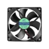 Axial Flow Cooling Fan, 120x120x25mm, 120CFM, Brushless, 100%