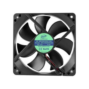 Axial Flow Cooling Fan, 120x120x25mm, 120CFM, Brushless, 100%