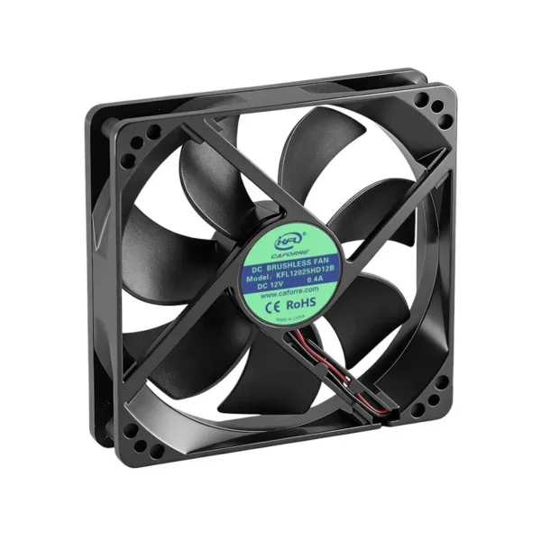Axial Flow Cooling Fan, 120x120x25mm, 120CFM, Brushless, 100% - view 4