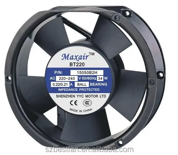 Axial Flow Cooling Fan, 240V, 172mm