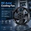 Axial Flow Cooling Fan, D1751P24B8PP338, 17251, 24V, 3.4A - view 2