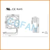 Axial Flow Cooling Fan, Waterproof, IP55, IP65, IP68 - view 5
