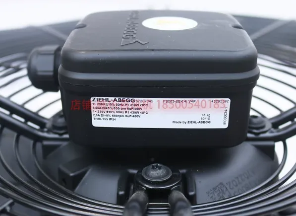 Axial Flow Cooling Fan, ZIEHL-ABEGG, FB063-8EK.4I.V4P, 230V - view 5