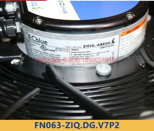 Axial Flow Cooling Fan, ZIEHL-ABEGG, FN063-ZIQ.DG.V7P2, 630mm - view 4