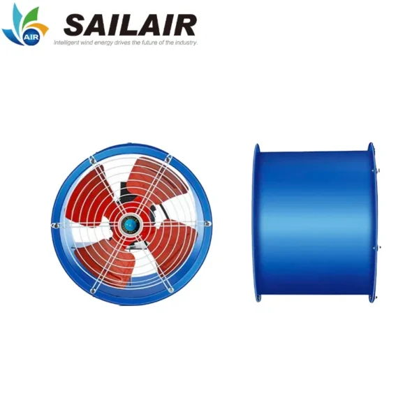 Axial Flow Duct Fan, 380V, Stainless, Steel, 1450 - view 5