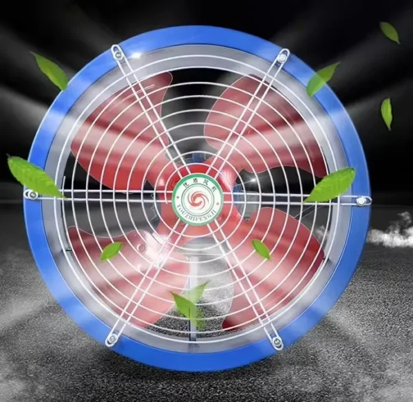 Axial Flow Duct Fan, Steel, Copper - view 2