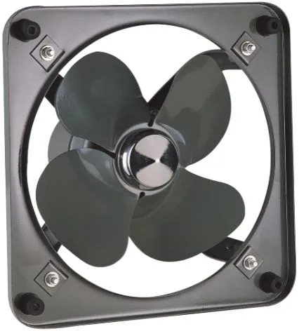 Axial Flow Exhaust Fan, 10-Inch, 220V, Cast, 1350rpm - view 4