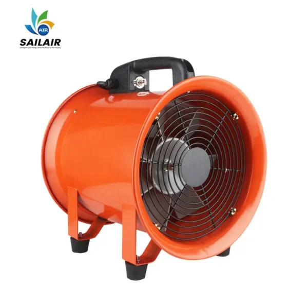 Axial Flow Exhaust Fan, 12", Portable, 380W, 7-Blade - view 2