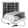 Axial Flow Exhaust Fan, 8W, Solar, Stainless, Steel