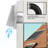 Axial Flow Exhaust Fan, 8W, Solar, Stainless, Steel - view 2